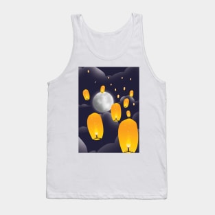 Chinese sky lanterns. Tank Top